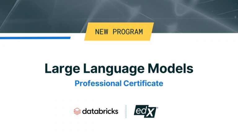 Databricks Joins edX Partner Network with Launch of New Expert-led Program in Large Language Models